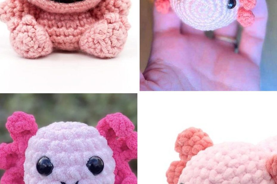 13 Crochet Axolotl Free Patterns