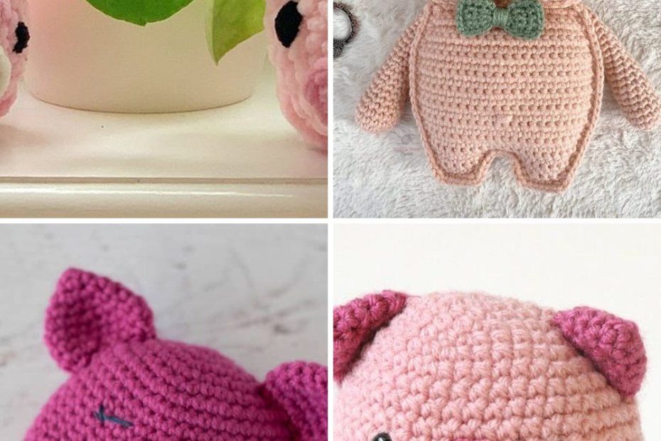 13 Crochet Pig Free Patterns