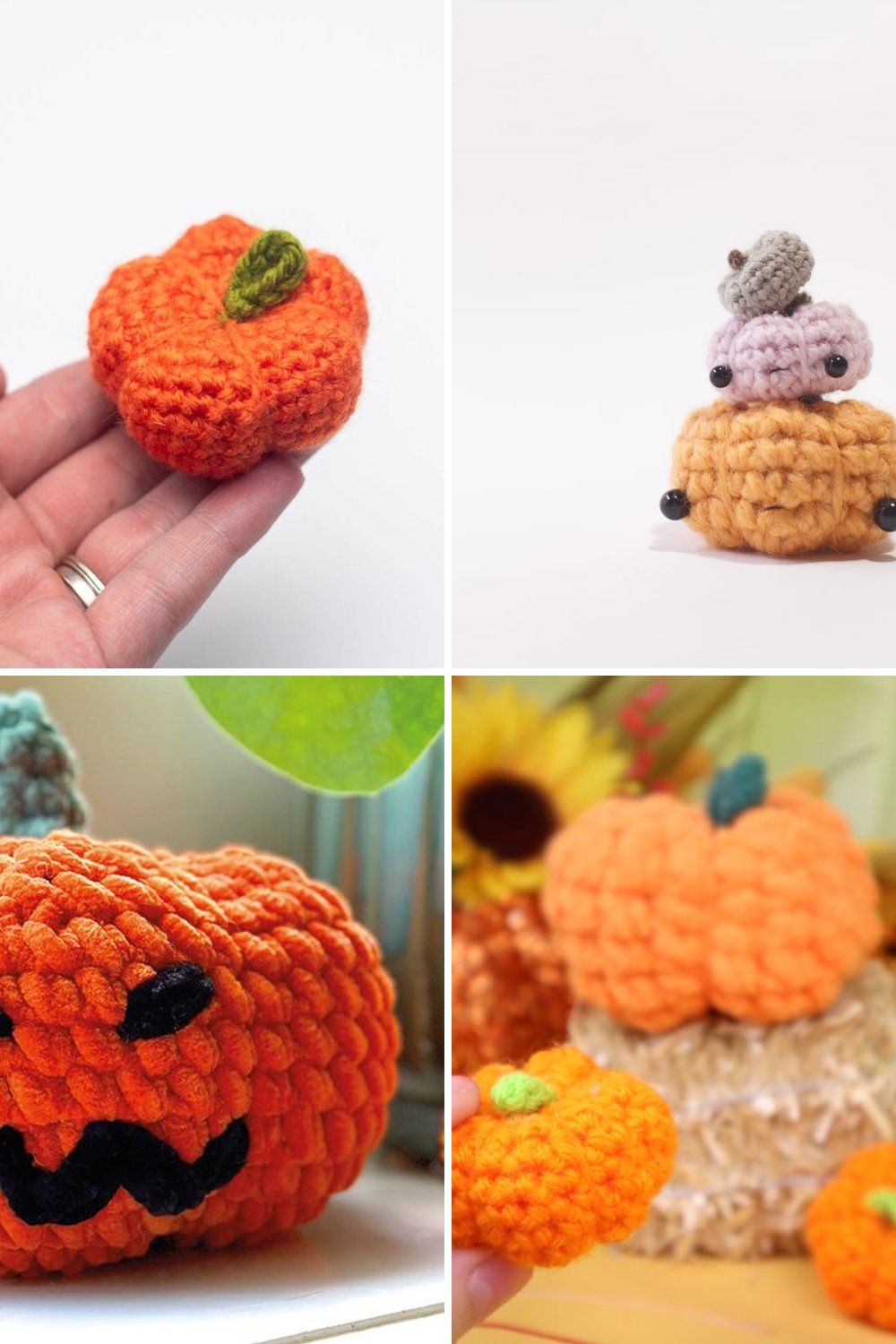 14 Crochet Pumpkin Amigurumi Free Patterns