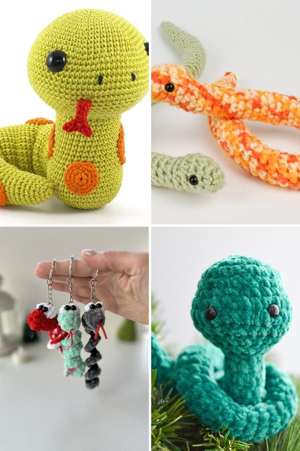 14 Crochet Snake Free Patterns