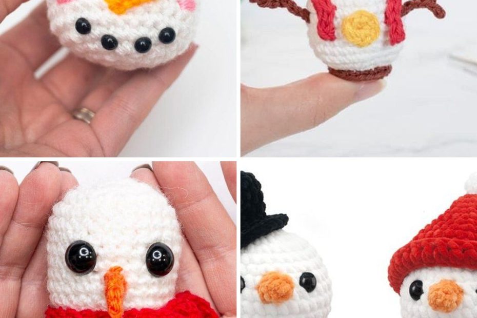 12 Crochet Snowman Free Patterns