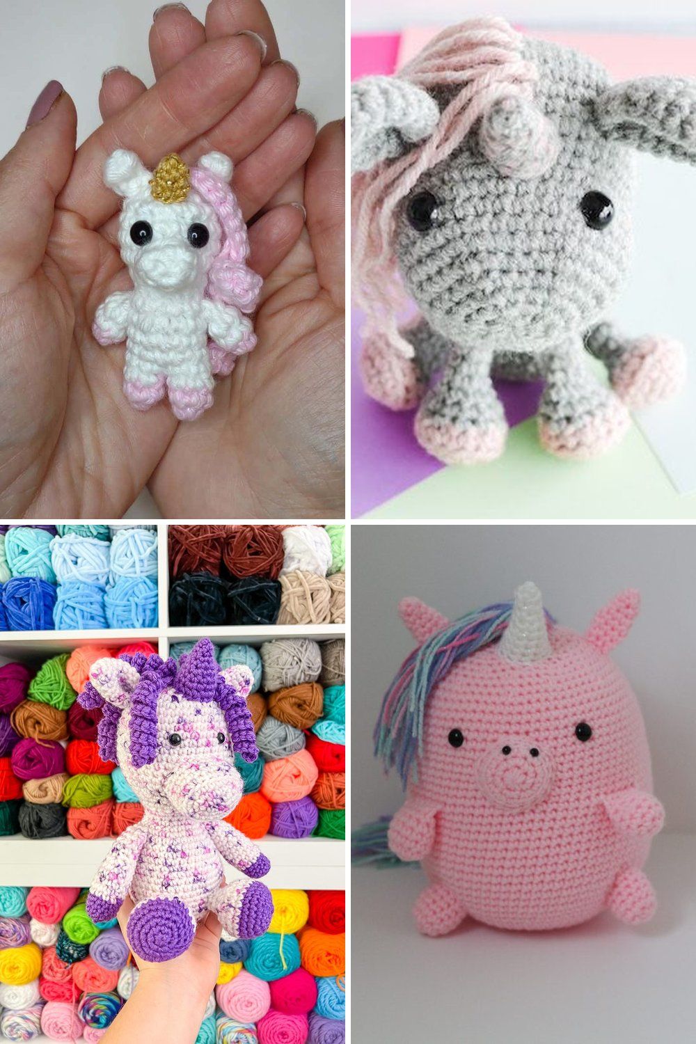 13 Crochet Unicorn Free Patterns