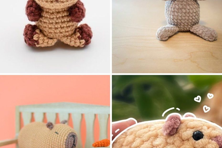 12 Crochet Capybara Free Patterns