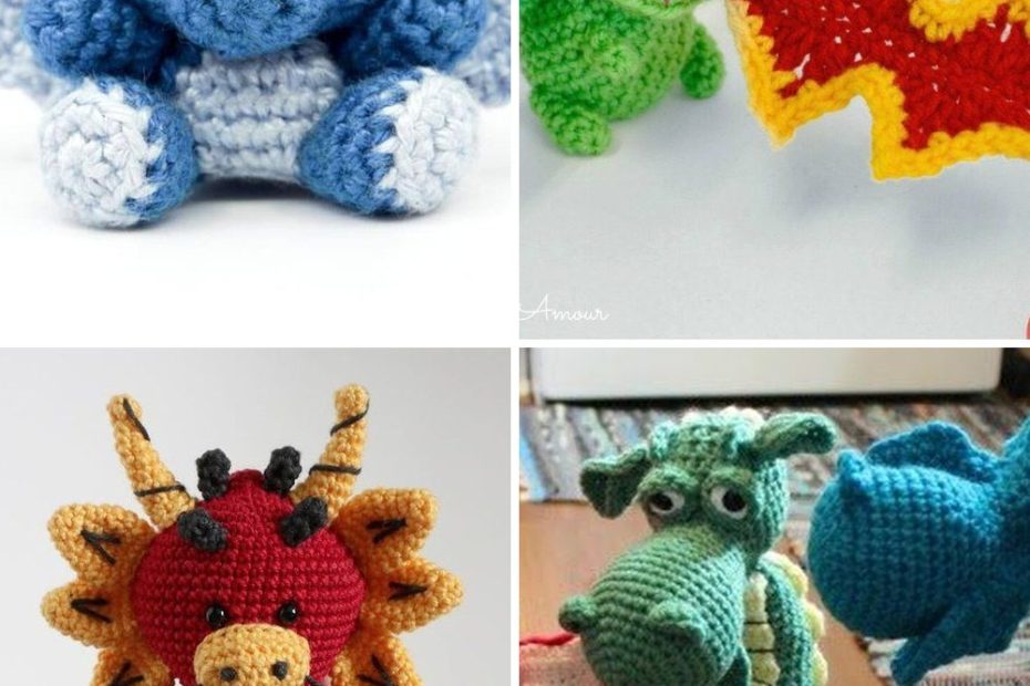 13 Crochet Dragon Free Patterns