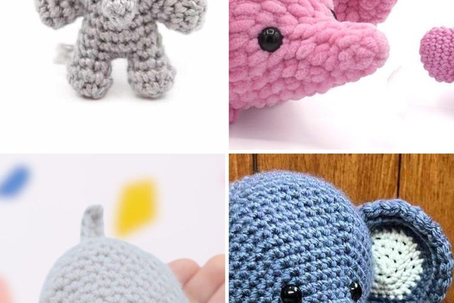 11 Crochet Elephant Free Patterns