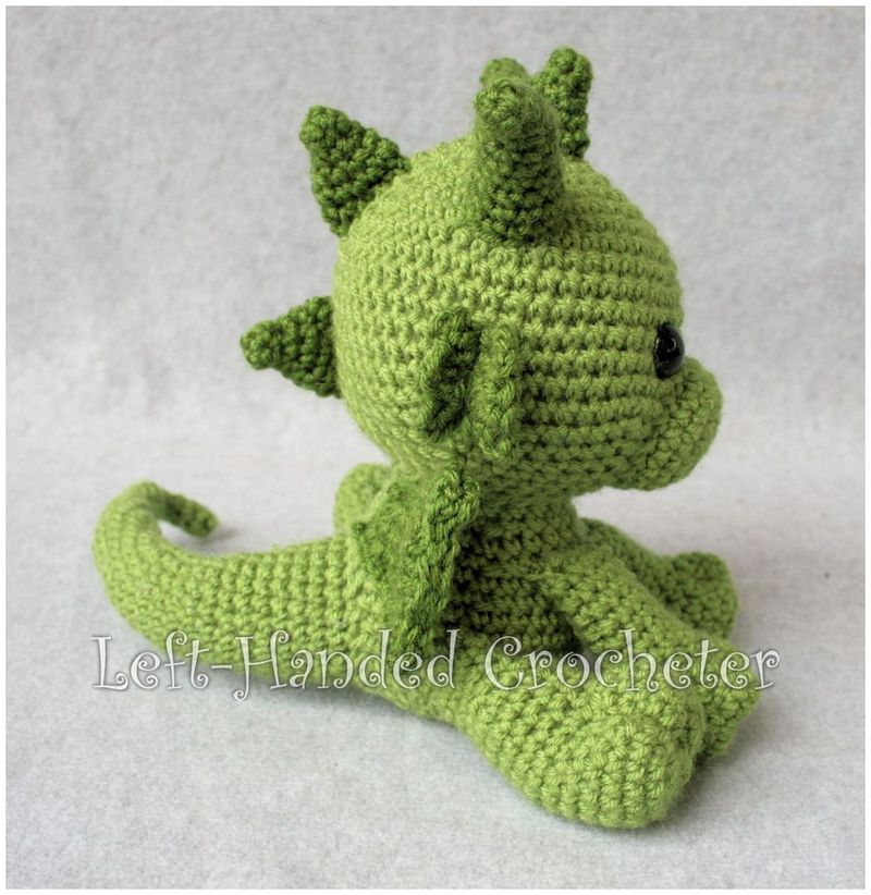 Philip the Dragon free crochet pattern by jadedjennifer