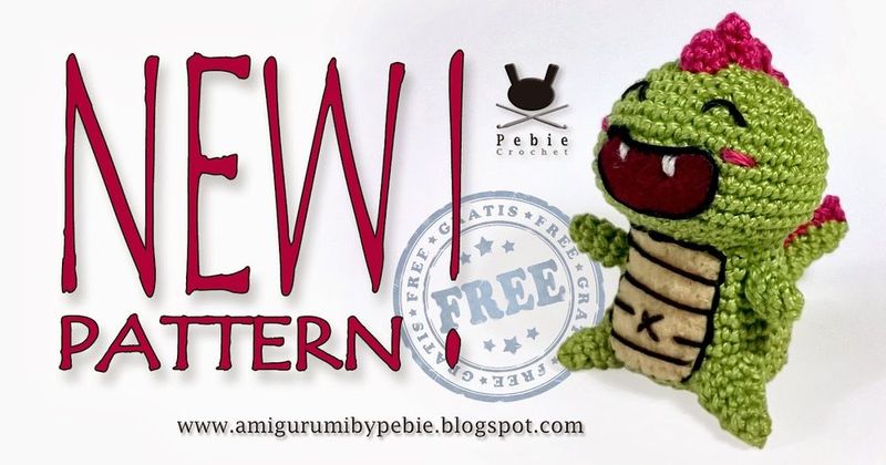Joanet the Dragon free crochet pattern by Helena Pérez