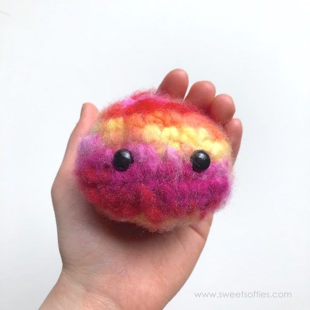 Worry Pet Therapy Toy free crochet pattern by Jade
