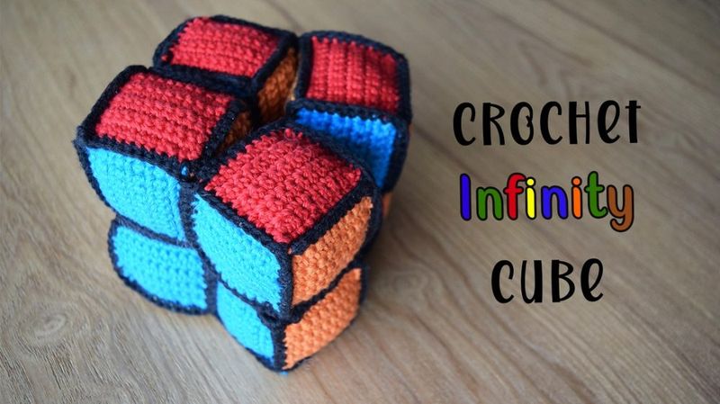 Infinity Cube free crochet pattern by Dana Sobh