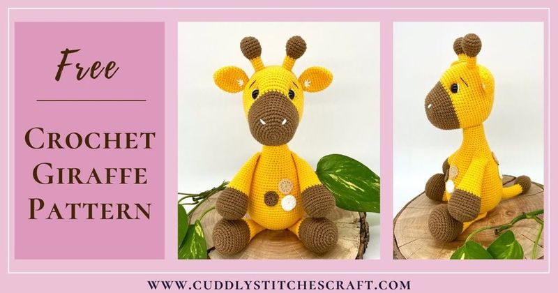 Gerald the Giraffe free crochet pattern by Petra Salisbury