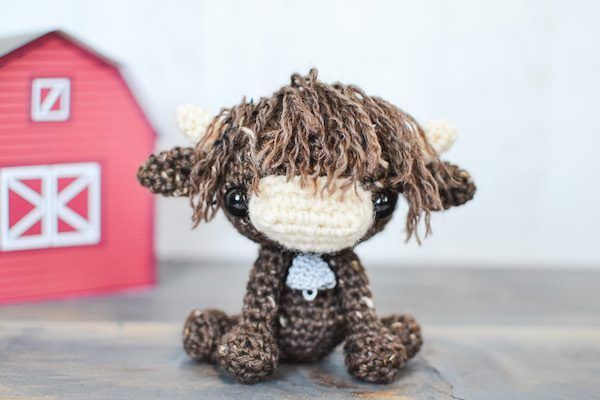 Hilde the Highland Cow free crochet pattern by Katie