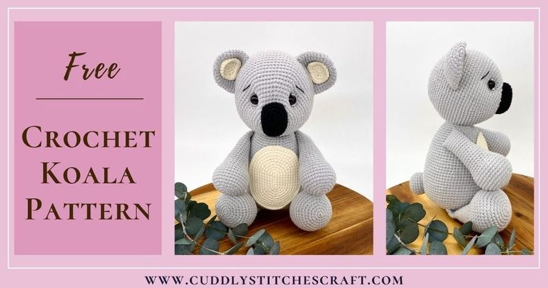 Kevin the Koala free crochet pattern by Petra Salisbury