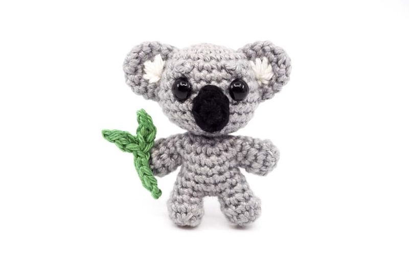 Mini Noso Koala free crochet pattern by Supergurumi