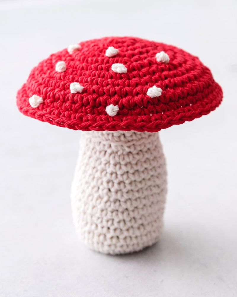 Sarah Maker Crochet Mushroom free crochet pattern by Sarah Stearns