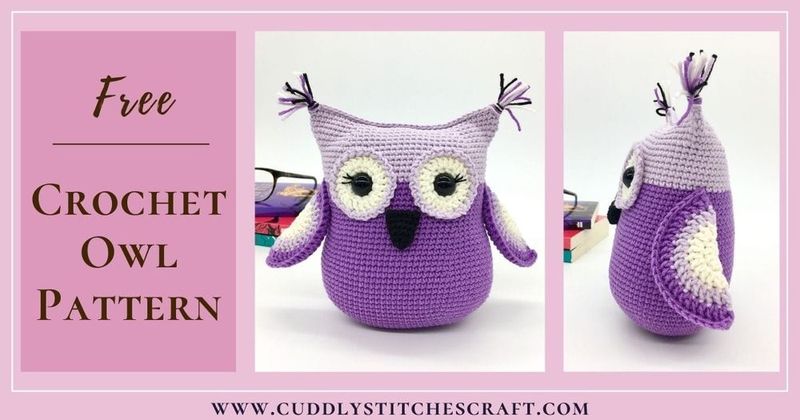 Olive the Owl free crochet pattern by Petra Salisbury