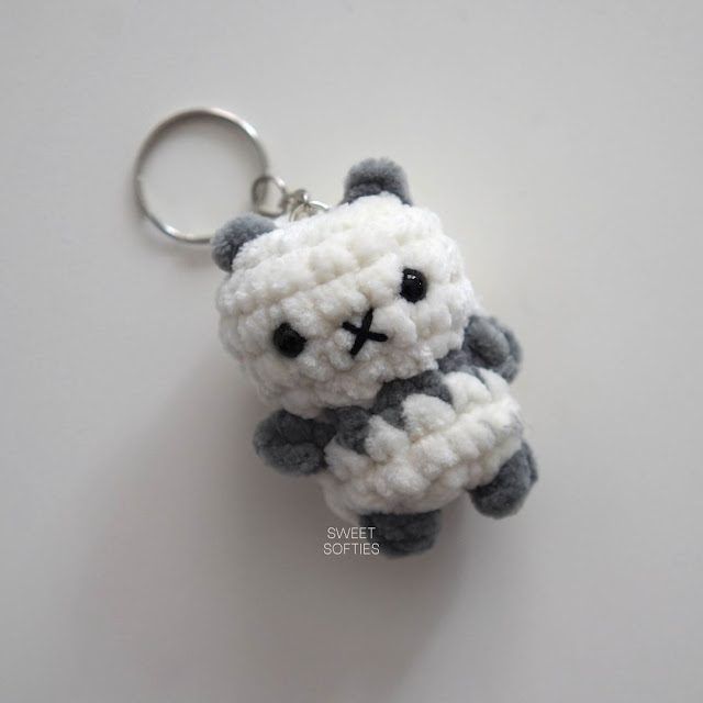 20-Minute Panda Bear free crochet pattern by Sweet Softies