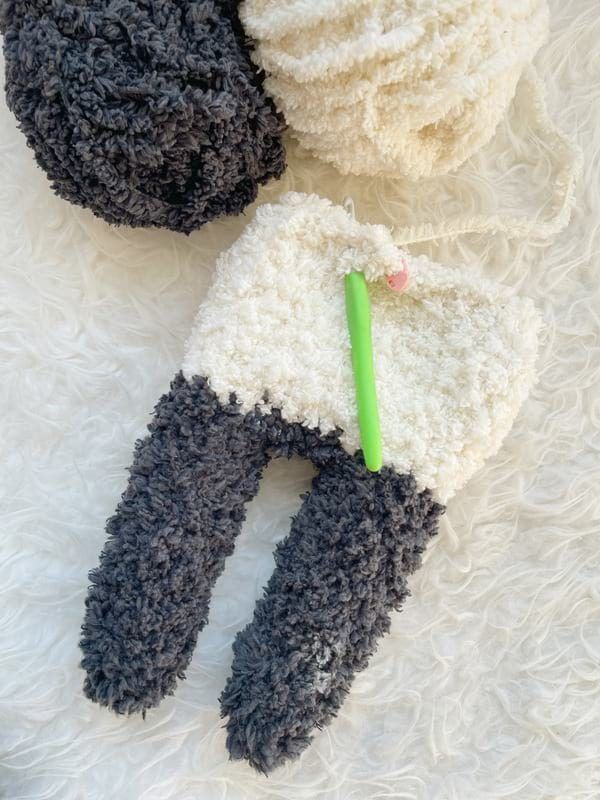 Fleece Panda free crochet pattern by Stephanie Lau