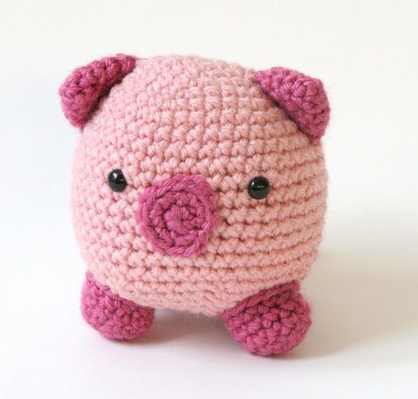 Lion Brand Amigurumi Pig free crochet pattern by Lion Brand Yarn