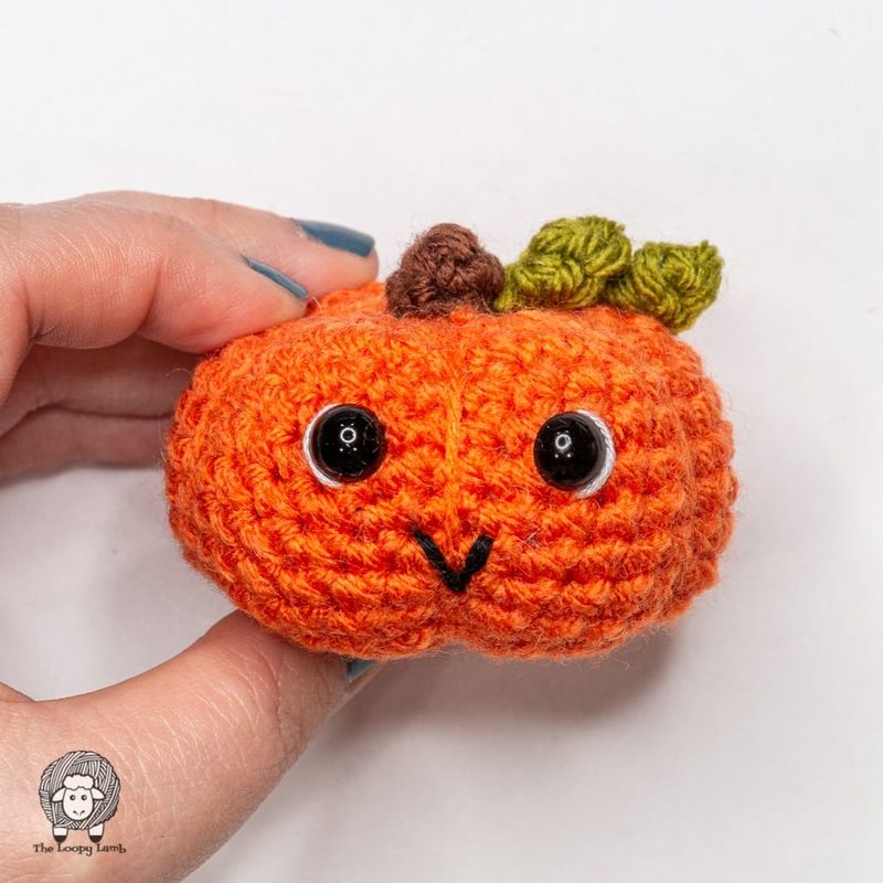 Paulie Pumpkin free crochet pattern by The Loopy Lamb (Ashley Parker)