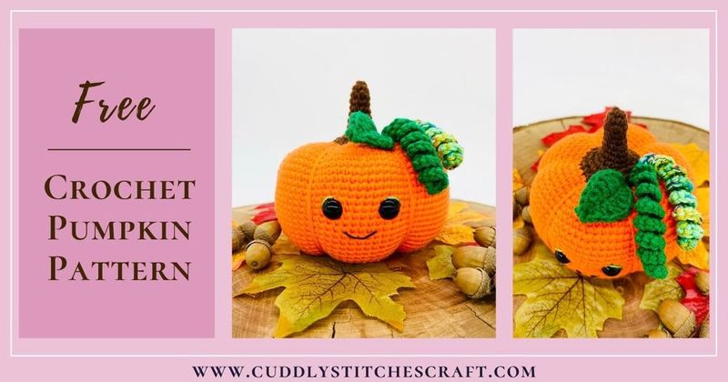 Pip the No-Sew Pumpkin free crochet pattern by Cuddly Stitches Craft (Petra Salisbury)