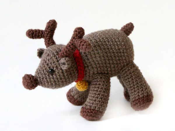 Lion Brand Amigurumi Reindeer free crochet pattern by Lion Brand Yarn