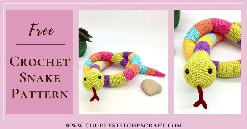 Sammy the Snake (Cuddly Stitches) free crochet pattern by Petra Salisbury