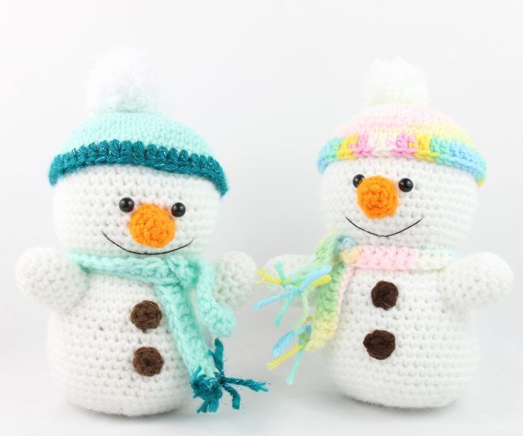 StringyDingDing Snowman free crochet pattern by StringyDingDing
