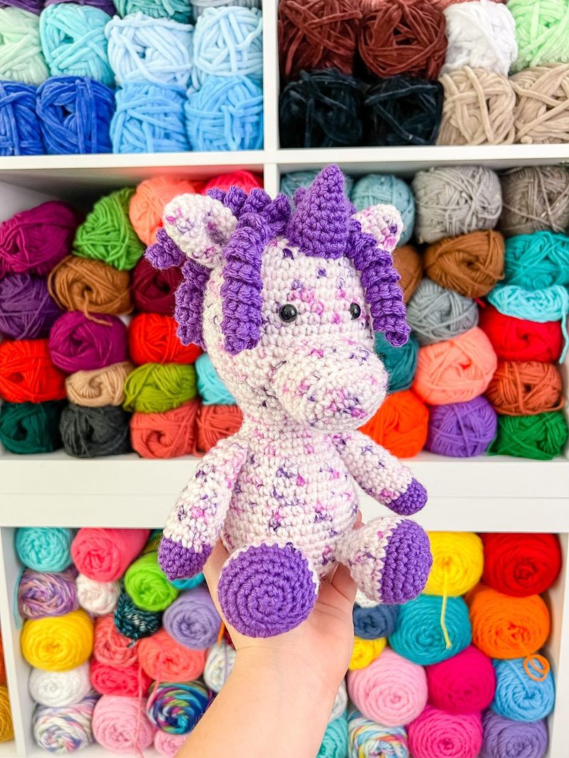 Easy Unicorn Amigurumi free crochet pattern by Kylee