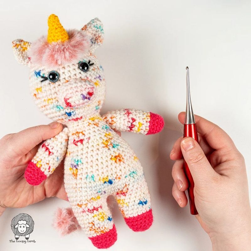 Eunice the Unicorn free crochet pattern by Ashley Parker