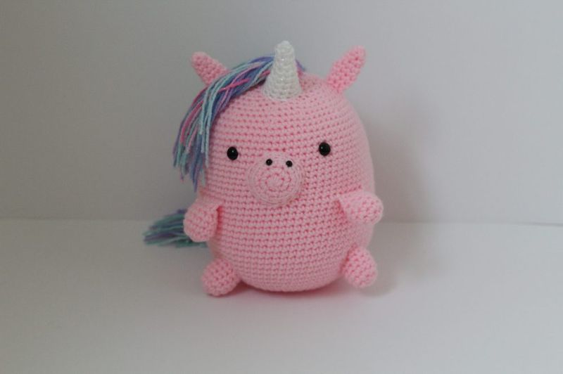 Confetti the Unicorn free crochet pattern by Lovey Dovey Yarns